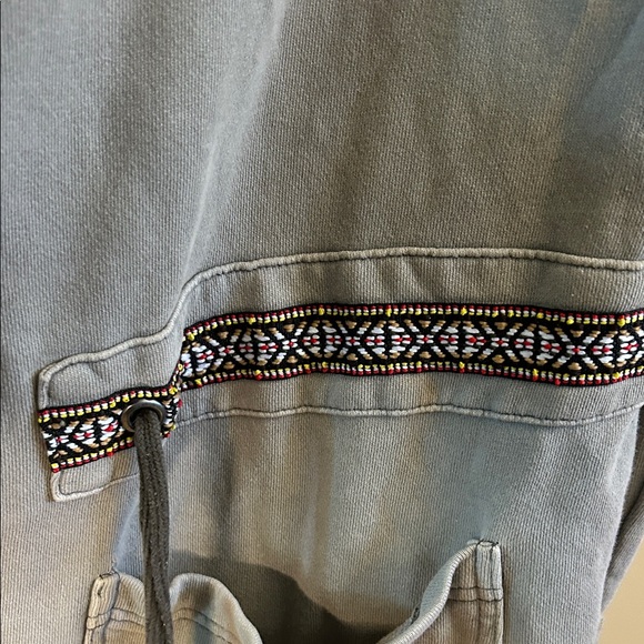 Free People Utility Jacket in Taupe and Gray - Picture 4 of 8